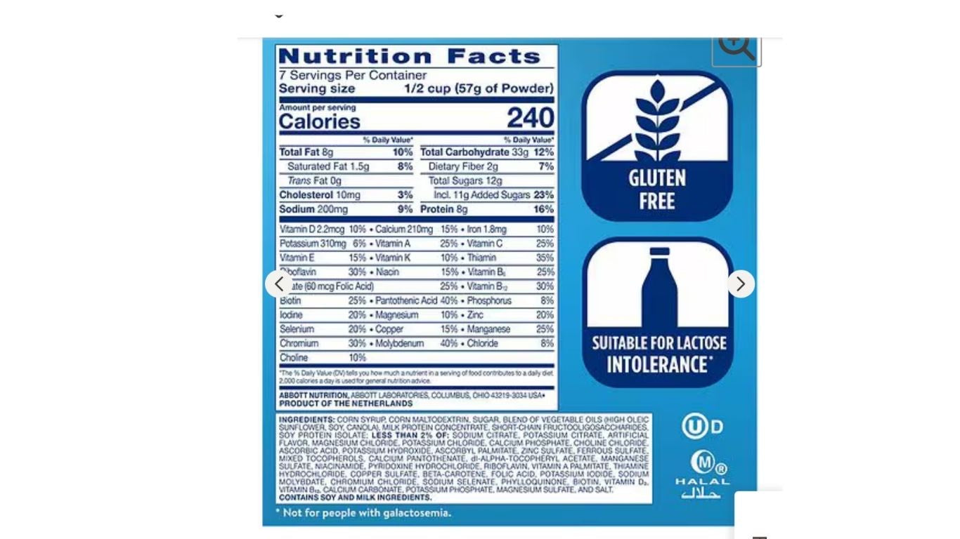 Ensure original vanila Nutrition powder,protein powder